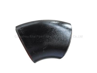China 90 Degree Elbow Pipe Fittings Sr Short Radius 45 Degree Black Paint WPB Fitting for sale