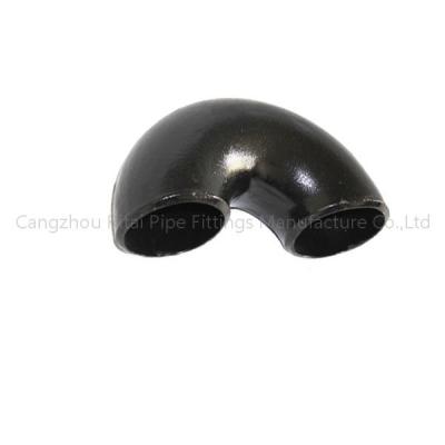 China 180 Degree Schedule 40 Black Steel Pipe Fittings Elbow Seamless Carbon Steel 1 1/2 for sale