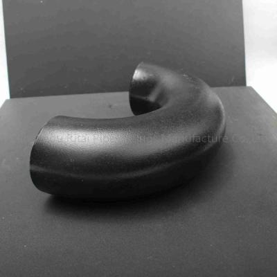China ASME B16.9 Schedule 40 Black Pipe Fittings A234 Long Radius 180 Degree Elbow for sale