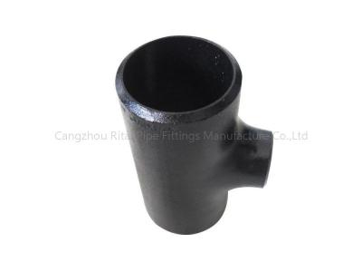 China Black Carbon Steel Buttweld Pipe Fittings ASTM A403 WP304 Y Unequal Lateral Tee for sale