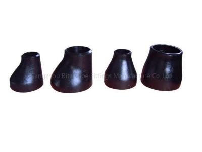 China BLACK Threaded Eccentric Reducer Fitting Reducer Butt Weld SMLS for sale