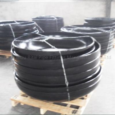 China Black Oiled 6 Inch Butt Weld End Cap Sch 80 ANSI 16.9 Sch40 STD XS for sale