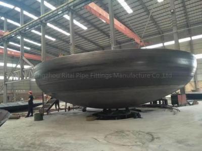 China BW Large Diameter Steel Pipe End Caps Butt Weld STD ASTM B16.9 24'' To 48'' for sale