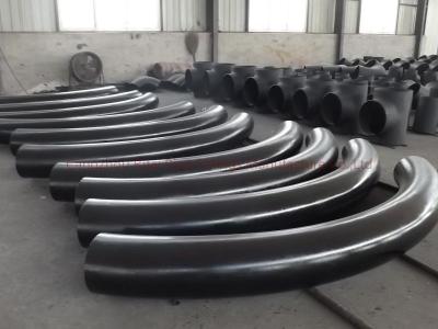 China Sch 40 5D Pipe Bends LR API 5L Gr. B Seamless BW Stainless Steel 90 Degree Elbow for sale