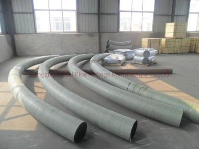 China Curvaturas de tubulação 180 30 45 60 de aço inoxidável de A420 WPL6 3D carbono soldado extremidade de 90 graus à venda