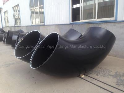 China ASME B16.9 ERW Large Pipe Elbows Carbon Steel  90 Degree Long Radius Bend for sale