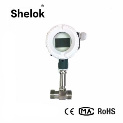 China DN15 mechanical mini chilled water liquid soda turbine flow meter for sale