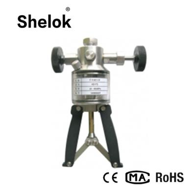 China 60mpa High pressure hydraulic oil calibration hand pump pressure tester calibration machine for sale