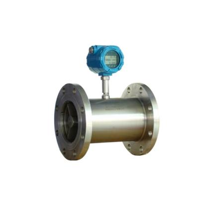 China Turbine 4-20mA output flow meter air for large diameter pipe for sale