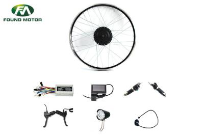 China 48V 350W BLDC geared Motor Electric Bike Conversion Kit with 6-9speed freewheel for electric bike for sale
