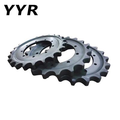 China PC200 Excavator Sprocket Wooden Case Weight Look At The Model à venda