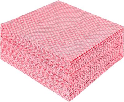 China ISO Reusable Non Woven Cloths Handy Wipes Dish Towels Diamond Pattern for sale