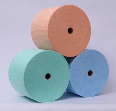 China Polyester Viscose Non Woven Jumbo Roll Disposable Cloths Multipurpose for sale