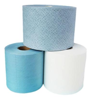 China Industrial Polyester Roll Fabric 60GSM 70 Woodpulp 30 PP Material Durable for sale