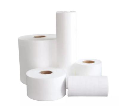 China Spunlace Nonwoven Fabric Roll Woodpulp Polyester Material Reusable for sale