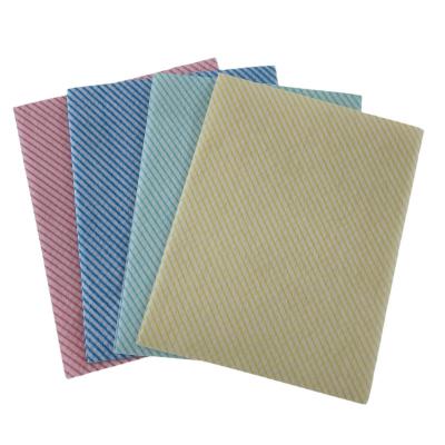 China 45GSM Disposable Wiping Cloths , Multicolor Chemical Bond Non Woven for sale