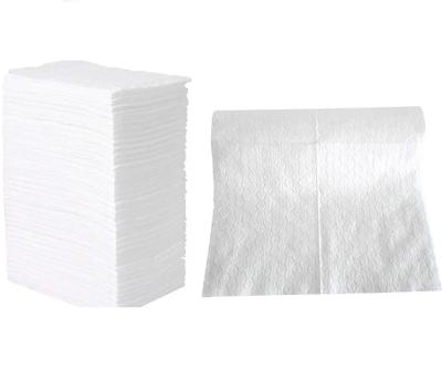 China White Diamond Spunlace Cleaning Wipes , Floor Disposable Dry Dusting Cloths for sale