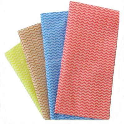 China Multicolor Disposable Kitchen Rags Wipes For Cleaning Practical Nontoxic for sale