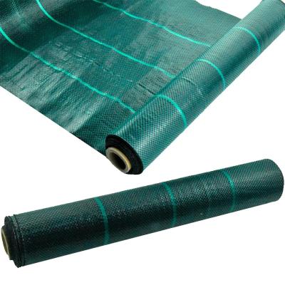 China Windproof Green Landscape Fabric Anti UV , Multipurpose Green Weed Mat for sale