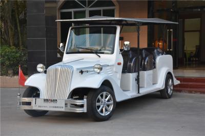 China Silver Eco Friendly Electric Vintage Cars Classic 8 Seater Golf Buggy For Pick Up for sale