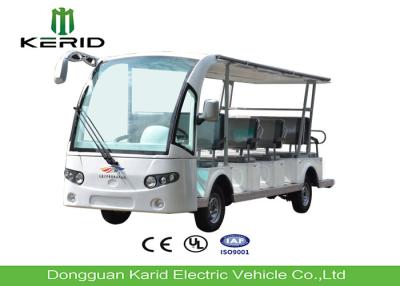 China Low Noise Electric Sightseeing Car 14 Person , Multi Passenger Electric Tour Bus for sale