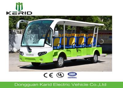China Aluminum Alloy Column Electric Shuttle Bus With 14 comfortable bus seats for sale