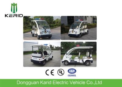 China Coche de cuatro ruedas eléctrico legal de los pasajeros de los vehículos 4 de la patrulla de seguridad de la pequeña calle en venta