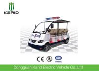 China Public Security Electric Police Patrol Car , Electric Sightseeing Vehicle Energy Saving for sale