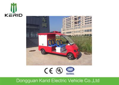 China Fire Protection Electric Fire Fighting Vehicle 5 Person With ABS Cushion for sale