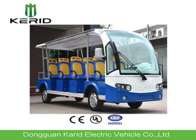 China Vehículo eléctrico eléctrico colorido del servicio de autobús de 11 pasajeros accionado por las baterías 6V en venta