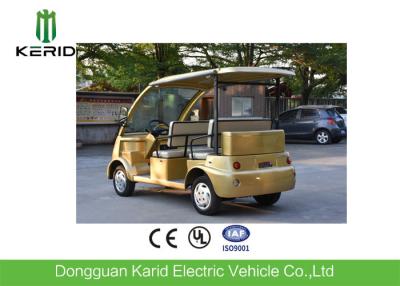 China Battery Operated 4 Passenger Electric Shuttle Bus 48V DC Motor For Real Estate Hotel for sale