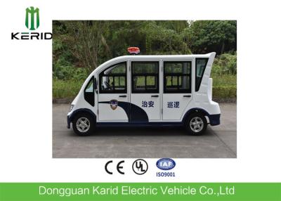 China Mini Bus Full Enclosed 48V 4KW Electric Security Patrol Cars With AC Motor for sale