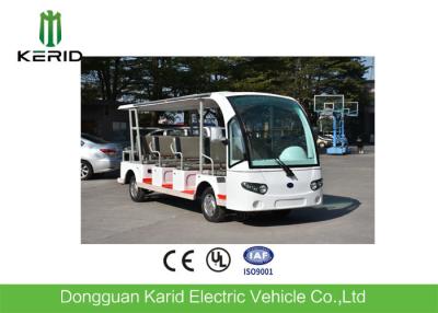 China Standard Electric Sightseeing Bus With Four Wheels Hydraulic Braking System for sale