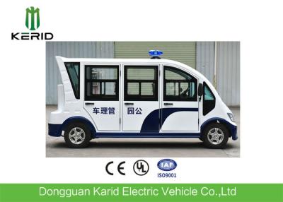 Chine Voiture guidée électrique incluse de cabine passagers de 8 sièges avec le haut-parleur de klaxon pour la rue de marche de ville à vendre