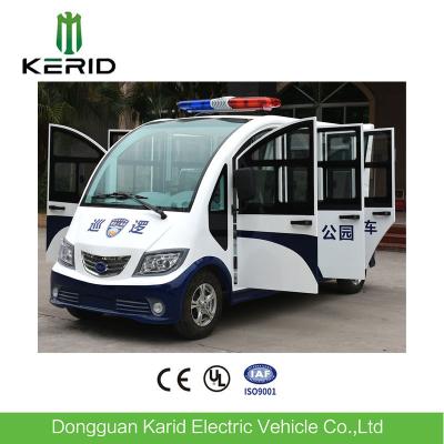 China 8 Seats Enclosed Electric Pick Up Car With Alarm Lamp Suits For City Walking Street for sale