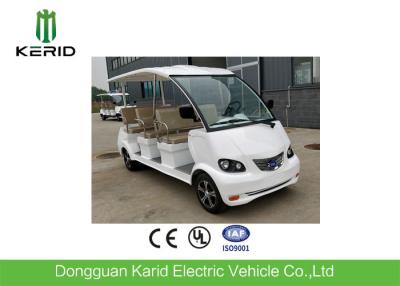 China Brand New White 4kw DC Motor Drive Electric Buggy With 8 Sofa Seats For Airport for sale