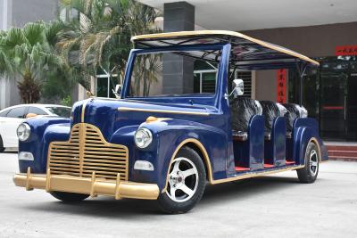 China 11 seater Cabin Electric Vintage Cars 7.5kW AC motor , Max speed ≤ 30km/h for sale