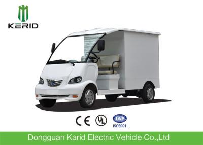 China 4kW DC Motor Driven Battery Powered Carry Van With Enclosed Cargo Box for sale