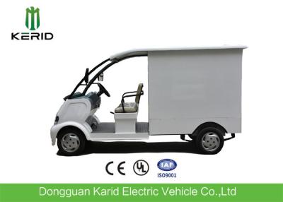 China Mini Dimensions Electric Cargo Truck with Stainless Steel Cargo Box 500kg Payload for sale