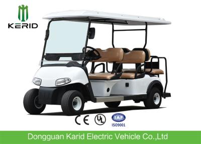 China Luxury Driving Cabin Club Car 6 Passenger Golf Cart With 2 External Rearview Mirrors for sale