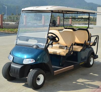 China la batería sin necesidad de mantenimiento 48V actúa los pequeños carros de golf eléctricos con 6 asientos del sofá en venta