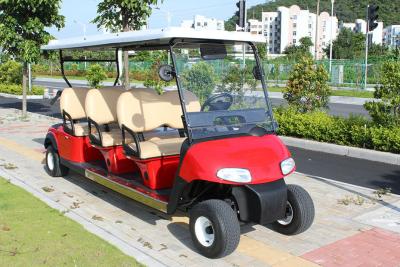 China 4 Wheel Custom Color 6 Passenger Golf Electric Cart Powered By Lead Acid Batteries for sale