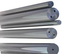 中国 Dual Straight Hole Tungsten Carbide Steel Rod Polished 3.2mm To 20.2mm 販売のため