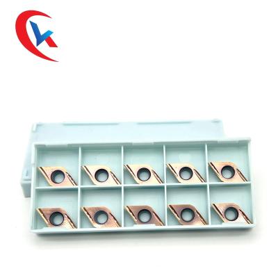 China Cermeted Boring Carbide Lathe Tool Inserts CVD Coating Moving Machine Cermet Blade  Tungsten Carbide Inserts for sale