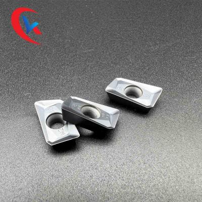 中国 APMT1604PDER-M2は鋼鉄部品、ステンレス鋼の炭化物の製粉の挿入物を処理する製粉の挿入物を背負う 販売のため
