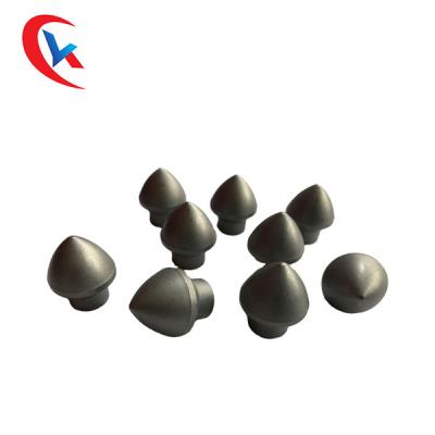 China Legierungs-Hartmetallbohrer-Stückchen polierten Grey Color For Tunnel Tooth-Hartmetall-Abnutzungs-Teile zu verkaufen