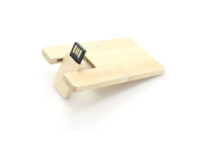 China Tarjeta impresa USB de madera Pendrive 4G, memoria USB de madera a granel de la aduana en venta