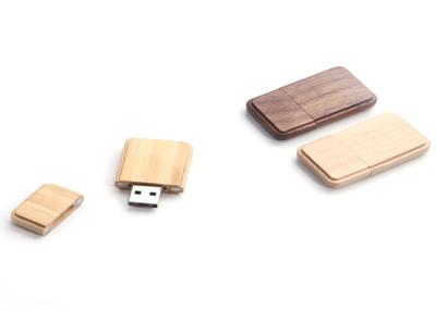 China High speed rectangle Wooden USB Pendrive 8G, wood usb stick logo printed for sale