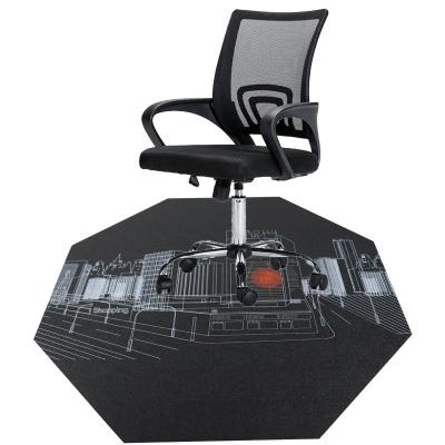中国 Washable 2022 Amazon Hot Selling Product Printed Waterproof Office Gaming Desk Area Rugs High Chair Floor Mat 販売のため
