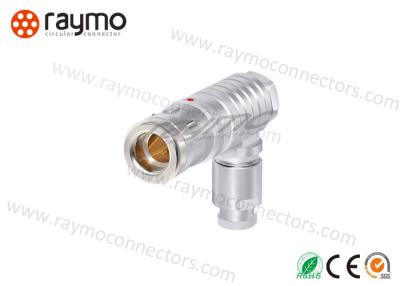中国 Watertight Vacuum FPG Electrical Push Pin Connectors Right Angle Plug 販売のため